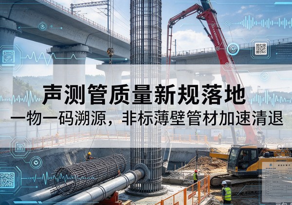 旬阳声测管质量新规落地，一物一码溯源，非标薄壁管材加速清退