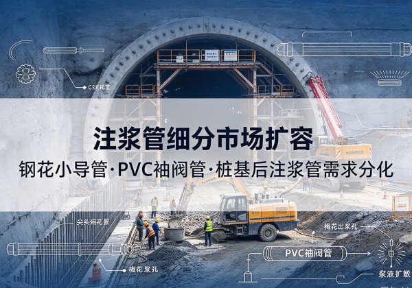 旬阳注浆管细分市场扩容，隧道钢花小导管、PVC 袖阀管、桩基后注浆管需求分化